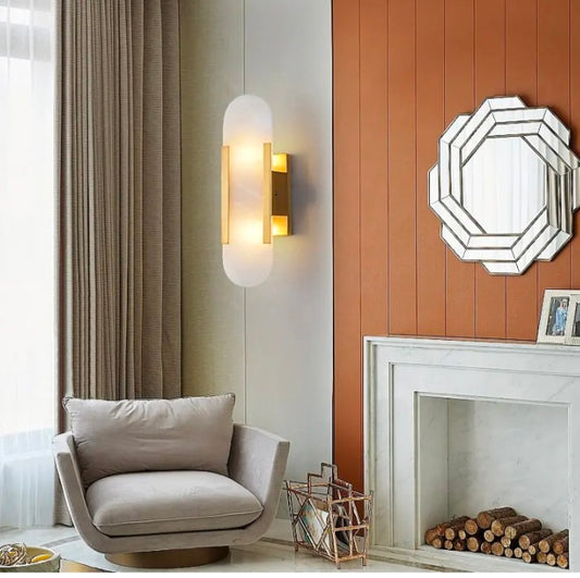 Modern Marble Wall Lamp Concise Style Wall Light Fixture