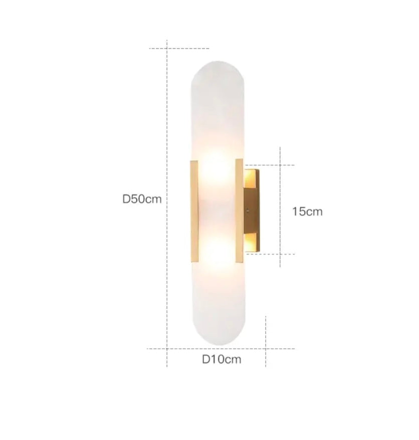 Modern Marble Wall Lamp Concise Style Wall Light Fixture